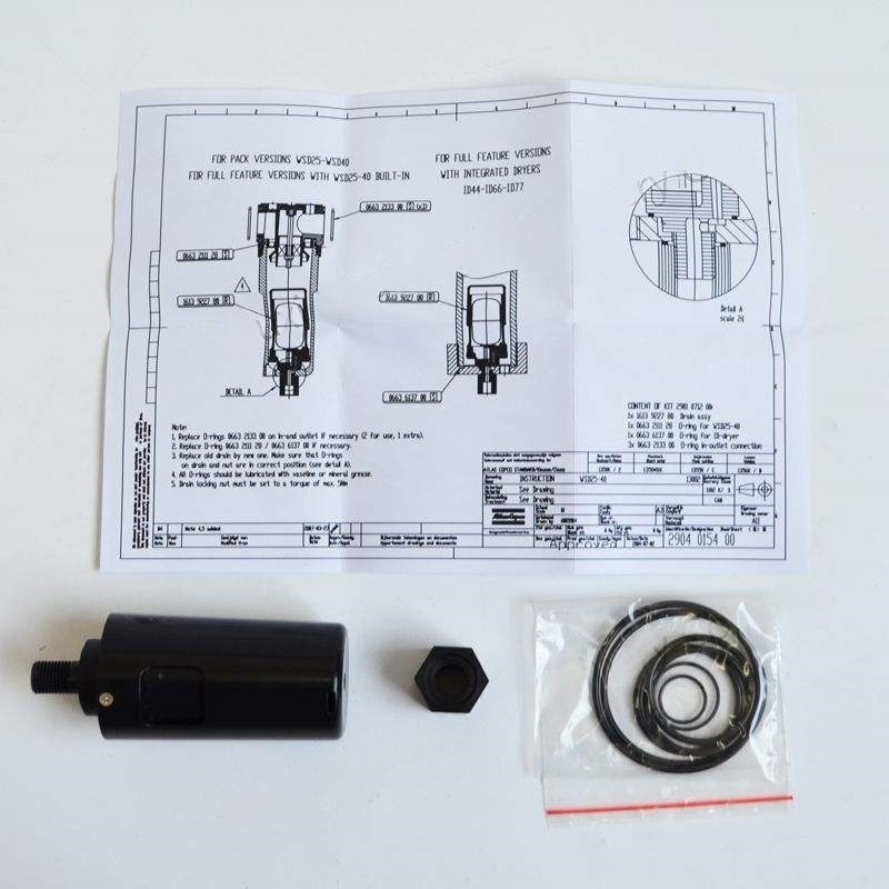 Original 2904500069 Atlas Copco WSD Wasserabscheider WSD25 WSD80 WSD250 WSD750