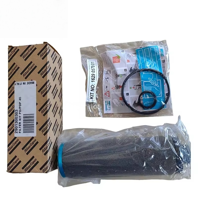 Atlas Copco 2901300303 Filter Kit PD PDP 45 für Luftkompressorverunreinigungsfiltration Hochgenann