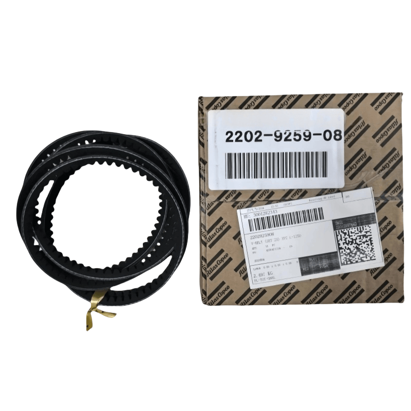 2202925908 Atlas COPCO V-BELT (SET 2x) XPZ L = 1250 Wechselstrom für Öl-injiziertes Schraubenkompressor Original