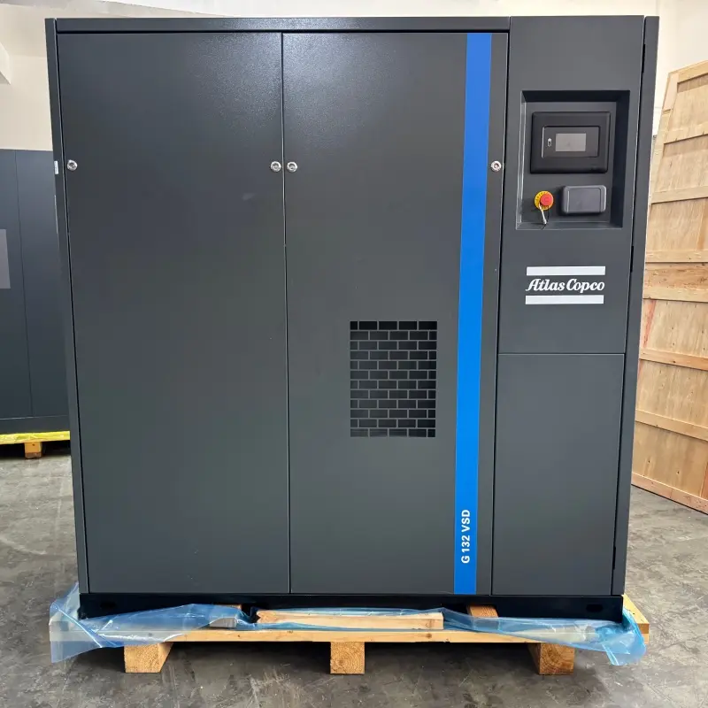 Atlas Copco G132VSD Öleingespritzter Schraubenkompressor, 400 V, 50 Hz, variabler Drehzahlantrieb
