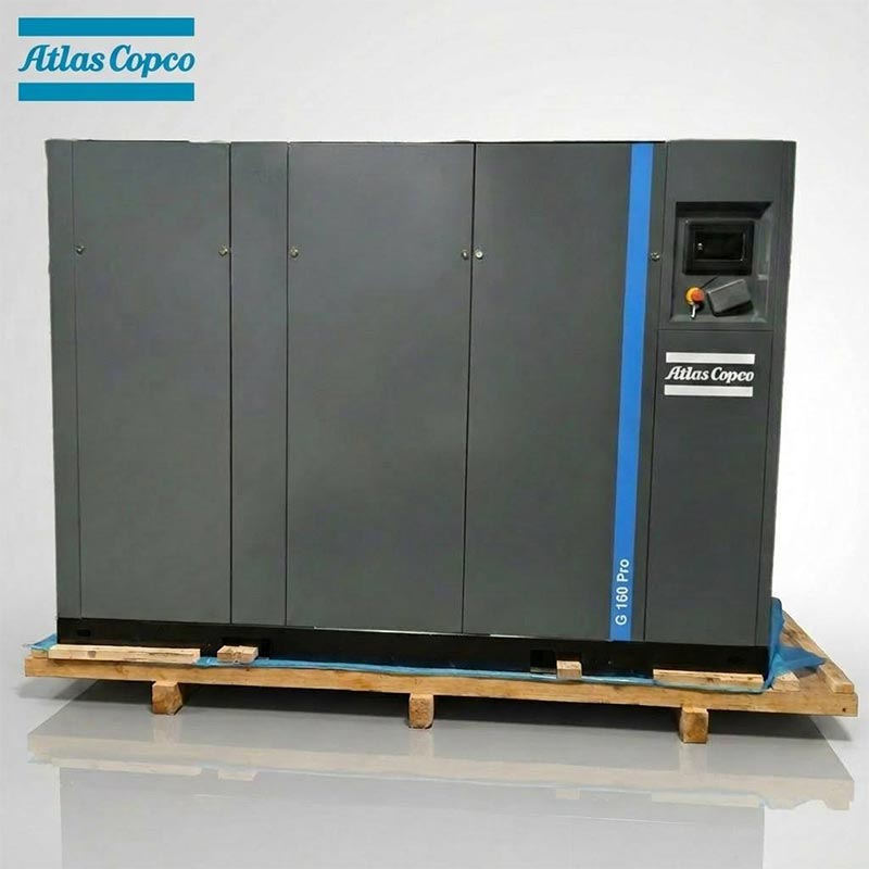 Atlas Copco GA160 Pro 160 kW 215 PS Öleingespritzter Schrauben-Luftkompressor 7,5 10 Bar 1543 CFM